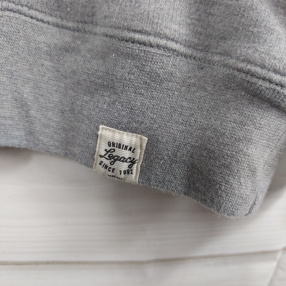 LEGACY gray 1/4 zip Sweater size XS - Picture 4 of 6